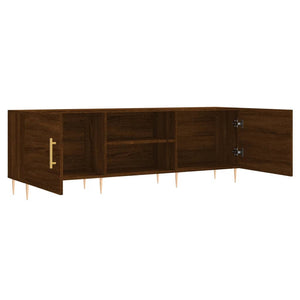 Έπιπλο Τηλεόρασης Καφέ Δρυς 150x30x50 εκ. Επεξ. Ξύλο
