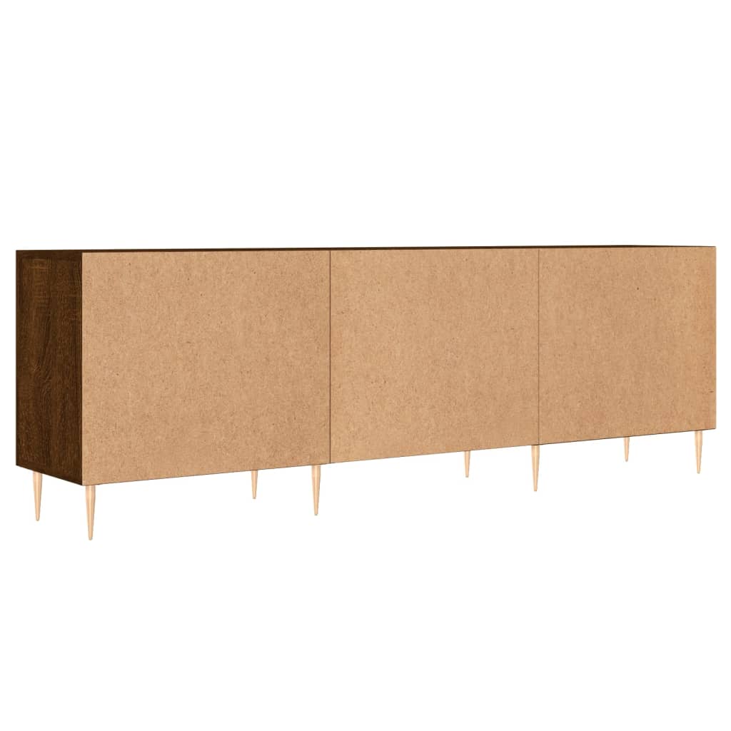 Έπιπλο Τηλεόρασης Καφέ Δρυς 150x30x50 εκ. Επεξ. Ξύλο