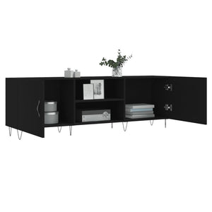 Έπιπλο Τηλεόρασης Μαύρο 150x30x50 εκ. Επεξεργασμένο Ξύλο