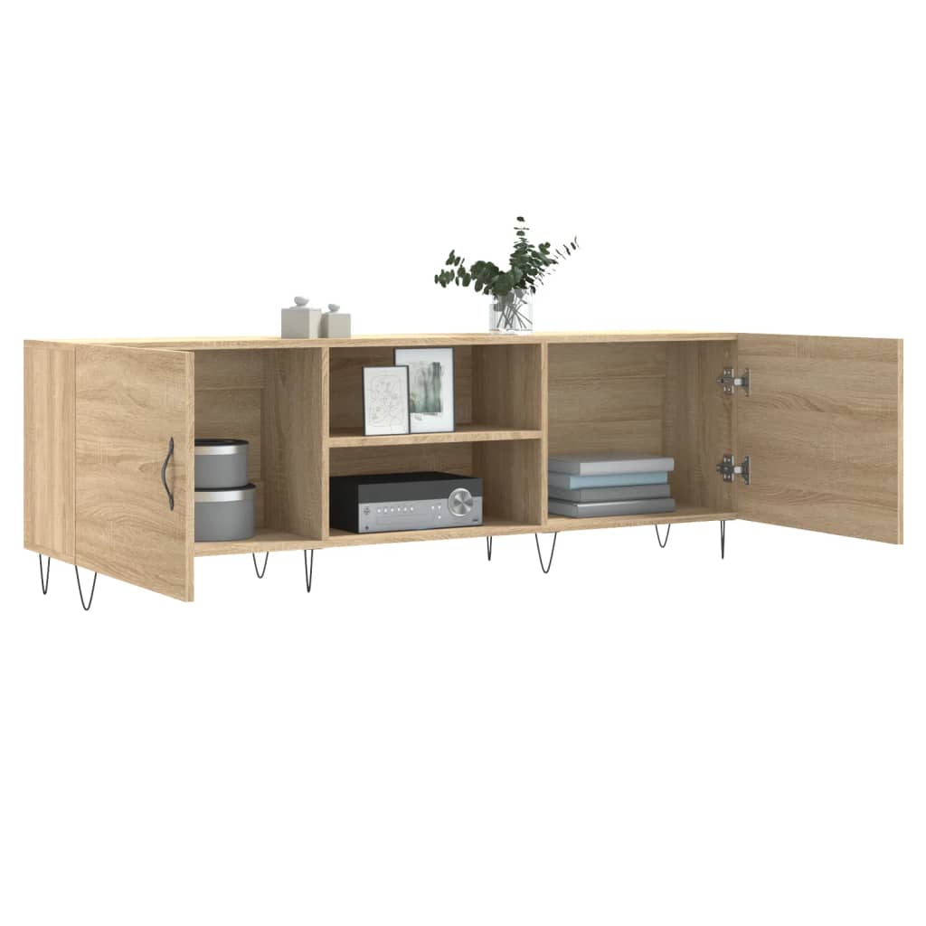 Έπιπλο Τηλεόρασης Sonoma Δρυς 150x30x50 εκ. Επεξεργασμένο Ξύλο
