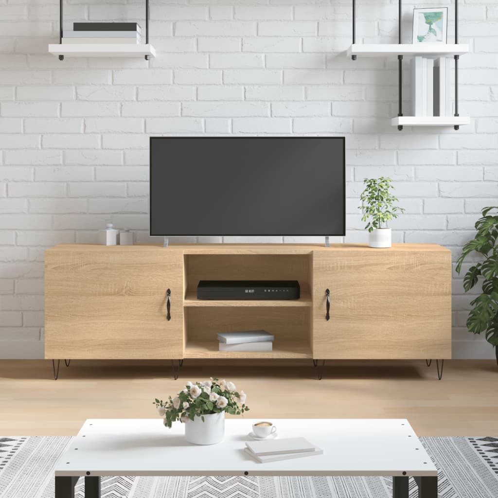 Έπιπλο Τηλεόρασης Sonoma Δρυς 150x30x50 εκ. Επεξεργασμένο Ξύλο