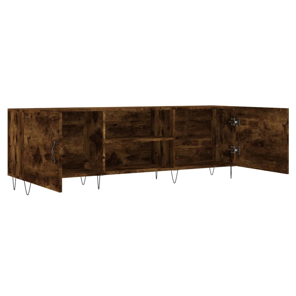 Έπιπλο Τηλεόρασης Καπνιστή Δρυς 150x30x50 εκ. Επεξ. Ξύλο