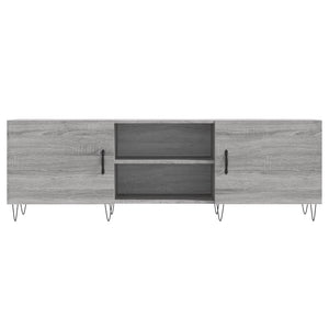 Έπιπλο Τηλεόρασης Γκρι Sonoma 150x30x50 εκ. από Επεξεργ. Ξύλο