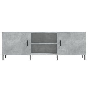 Έπιπλο Τηλεόρασης Γκρι Σκυροδέματος 150x30x50 εκ. Επεξ. Ξύλο - Pakobazaar