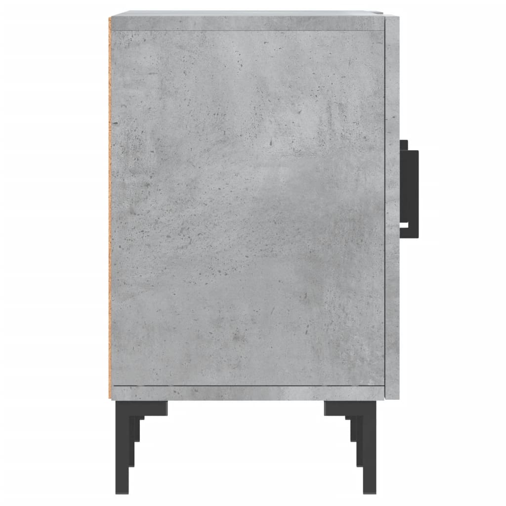Έπιπλο Τηλεόρασης Γκρι Σκυροδέματος 150x30x50 εκ. Επεξ. Ξύλο - Pakobazaar