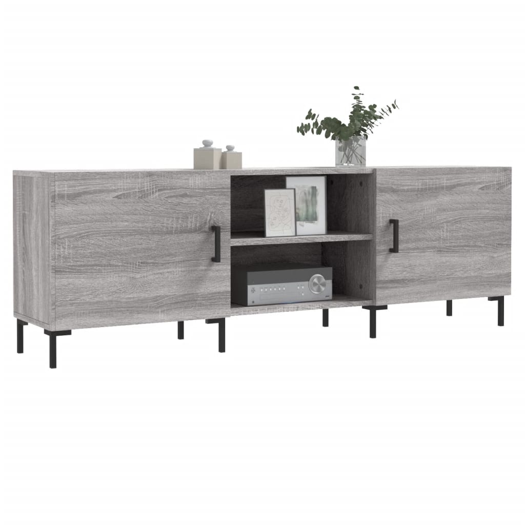 Έπιπλο Τηλεόρασης Γκρι Sonoma 150x30x50 εκ. από Επεξεργ. Ξύλο