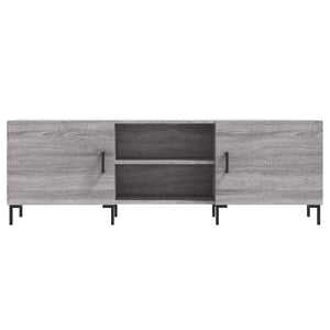 Έπιπλο Τηλεόρασης Γκρι Sonoma 150x30x50 εκ. από Επεξεργ. Ξύλο