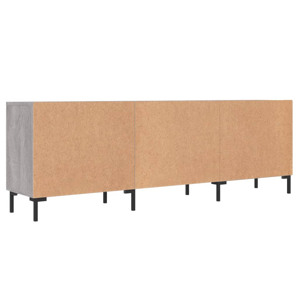 Έπιπλο Τηλεόρασης Γκρι Sonoma 150x30x50 εκ. από Επεξεργ. Ξύλο