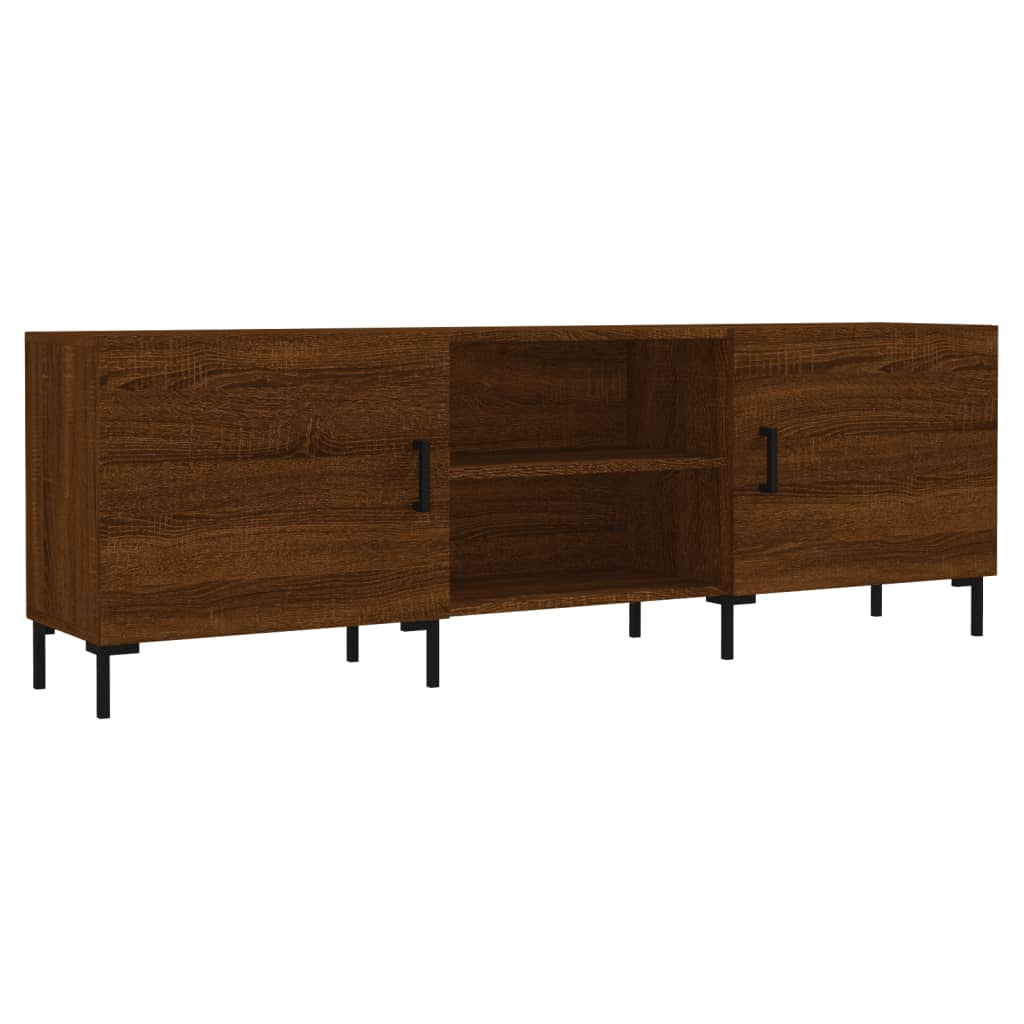 Έπιπλο Τηλεόρασης Καφέ Δρυς 150x30x50 εκ. Επεξ. Ξύλο