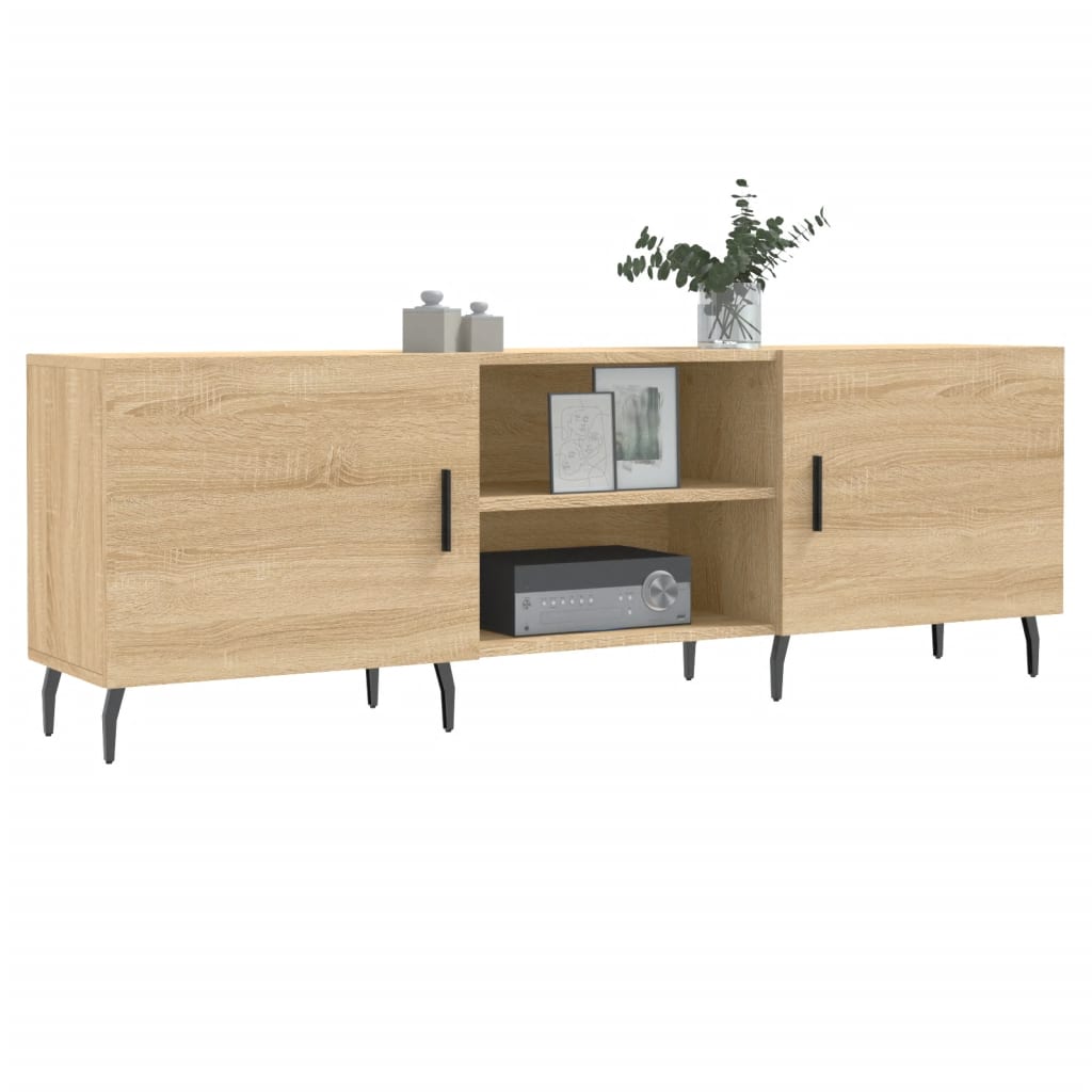 Έπιπλο Τηλεόρασης Sonoma Δρυς 150x30x50 εκ. Επεξεργασμένο Ξύλο