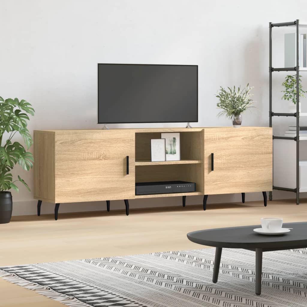 Έπιπλο Τηλεόρασης Sonoma Δρυς 150x30x50 εκ. Επεξεργασμένο Ξύλο