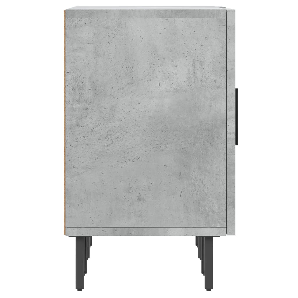 Έπιπλο Τηλεόρασης Γκρι Σκυροδέματος 150x30x50 εκ. Επεξ. Ξύλο