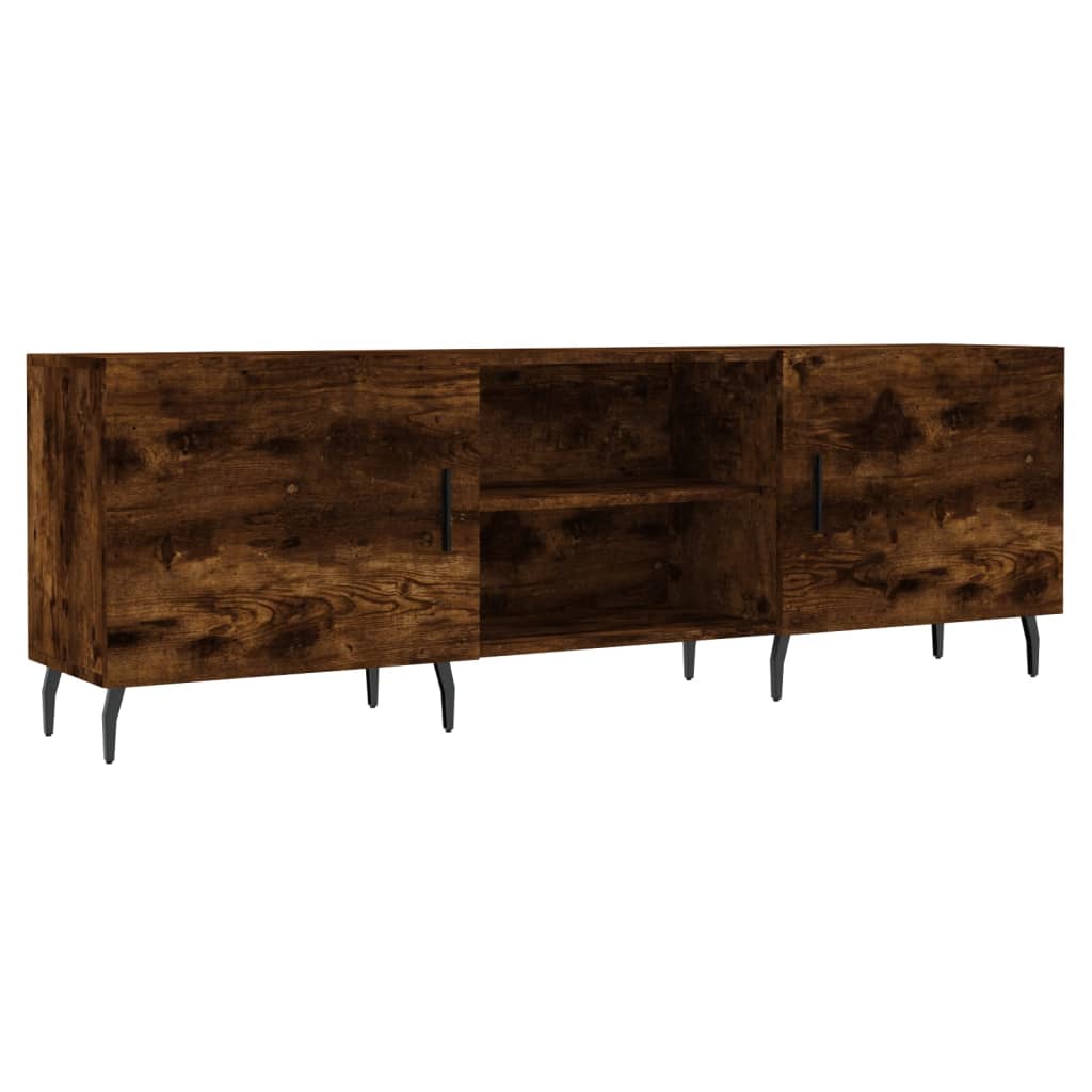 Έπιπλο Τηλεόρασης Καπνιστή Δρυς 150x30x50 εκ. Επεξ. Ξύλο
