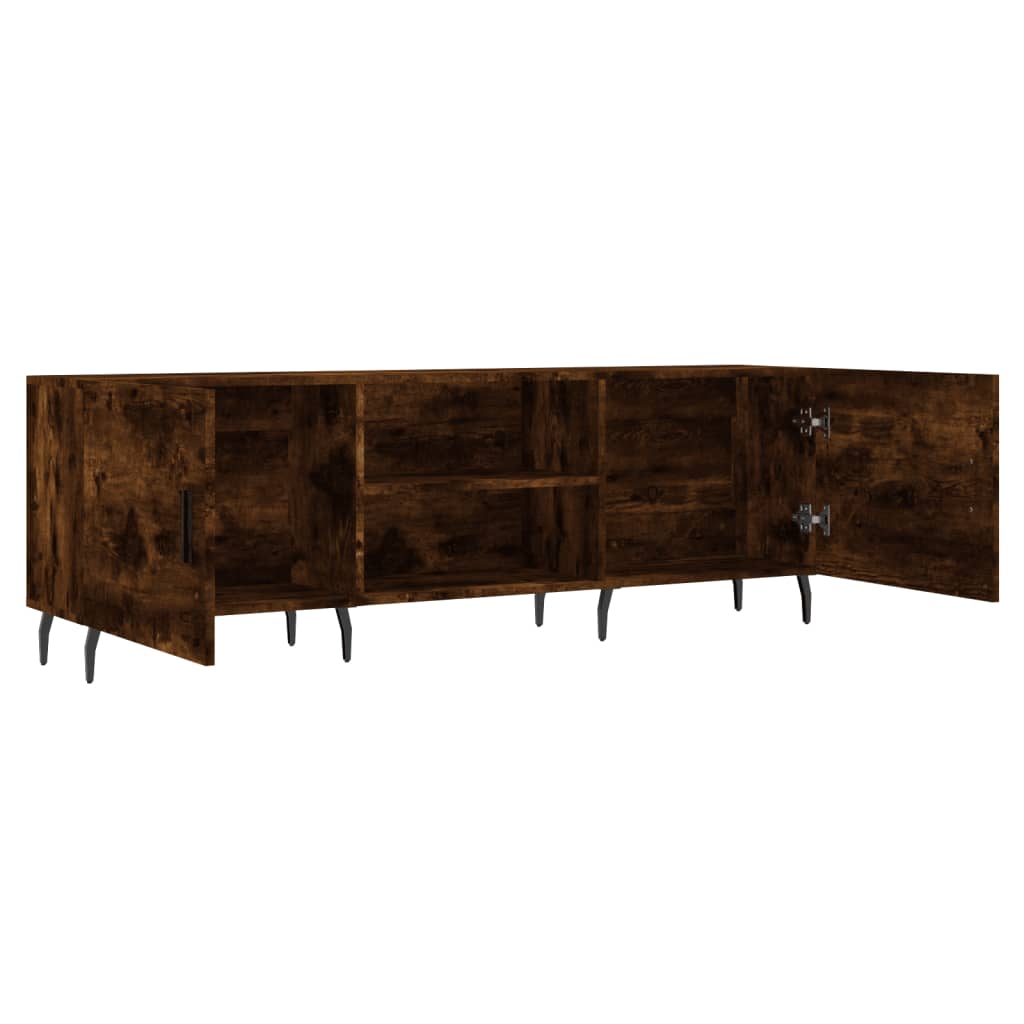 Έπιπλο Τηλεόρασης Καπνιστή Δρυς 150x30x50 εκ. Επεξ. Ξύλο