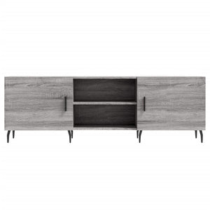 Έπιπλο Τηλεόρασης Γκρι Sonoma 150x30x50 εκ. από Επεξεργ. Ξύλο