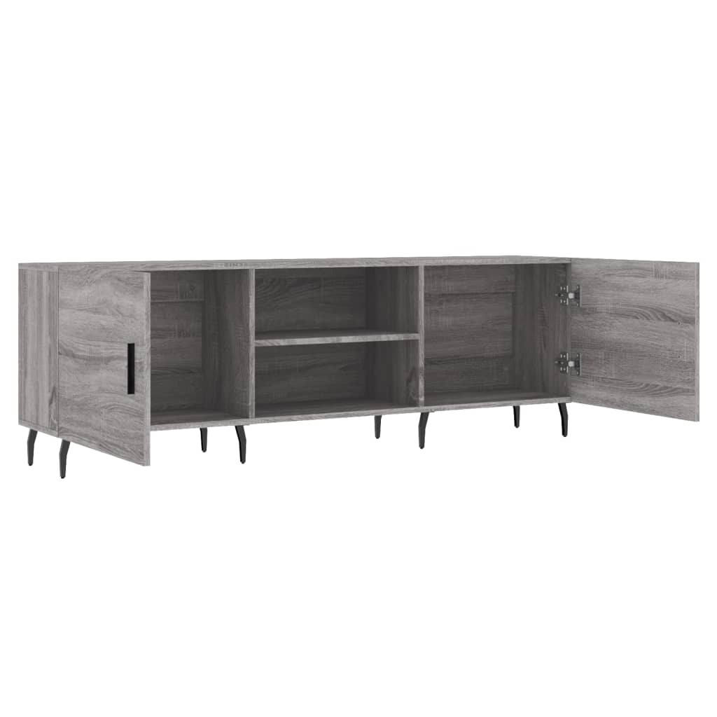 Έπιπλο Τηλεόρασης Γκρι Sonoma 150x30x50 εκ. από Επεξεργ. Ξύλο