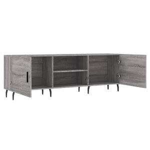 Έπιπλο Τηλεόρασης Γκρι Sonoma 150x30x50 εκ. από Επεξεργ. Ξύλο