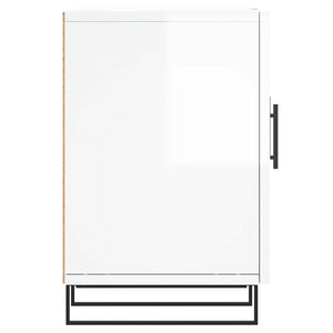 Έπιπλο Τηλεόρασης Γυαλ. Λευκό150x30x50εκ.Επεξεργασμένο Ξύλο