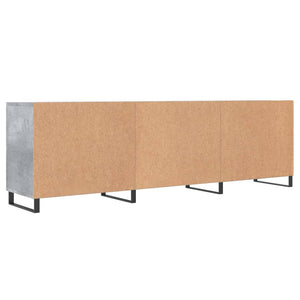 Έπιπλο Τηλεόρασης Γκρι Σκυροδέματος 150x30x50 εκ. Επεξ. Ξύλο - Pakobazaar