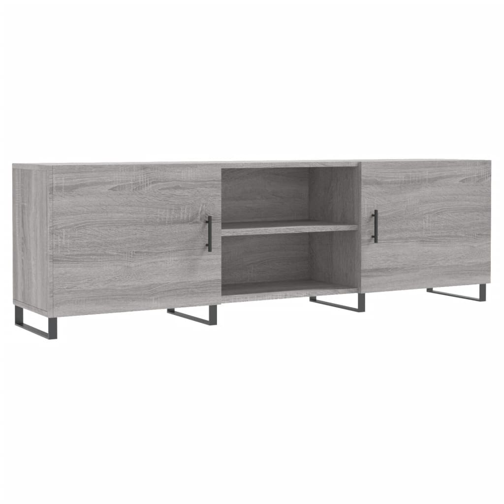 Έπιπλο Τηλεόρασης Γκρι Sonoma 150x30x50 εκ. από Επεξεργ. Ξύλο