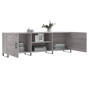 Έπιπλο Τηλεόρασης Γκρι Sonoma 150x30x50 εκ. από Επεξεργ. Ξύλο