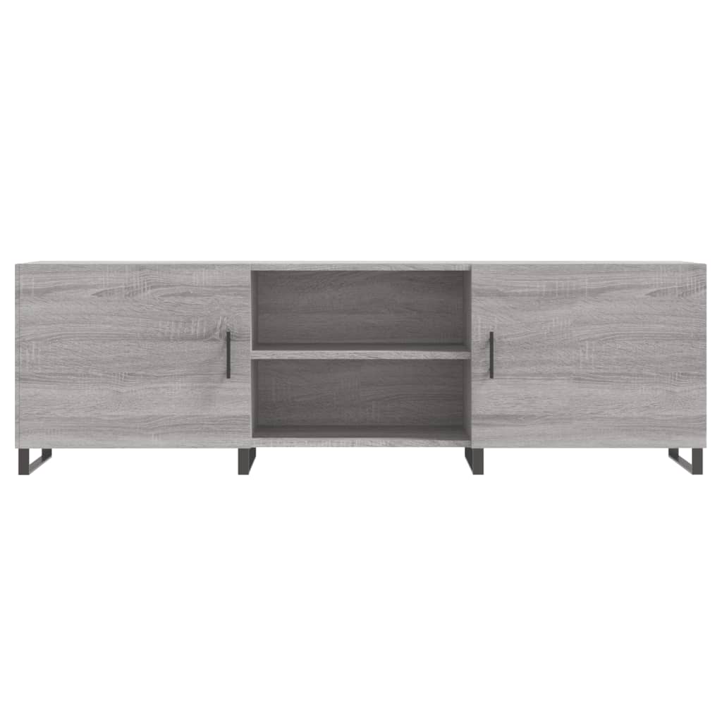 Έπιπλο Τηλεόρασης Γκρι Sonoma 150x30x50 εκ. από Επεξεργ. Ξύλο