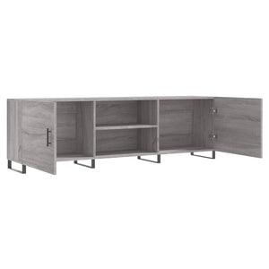 Έπιπλο Τηλεόρασης Γκρι Sonoma 150x30x50 εκ. από Επεξεργ. Ξύλο