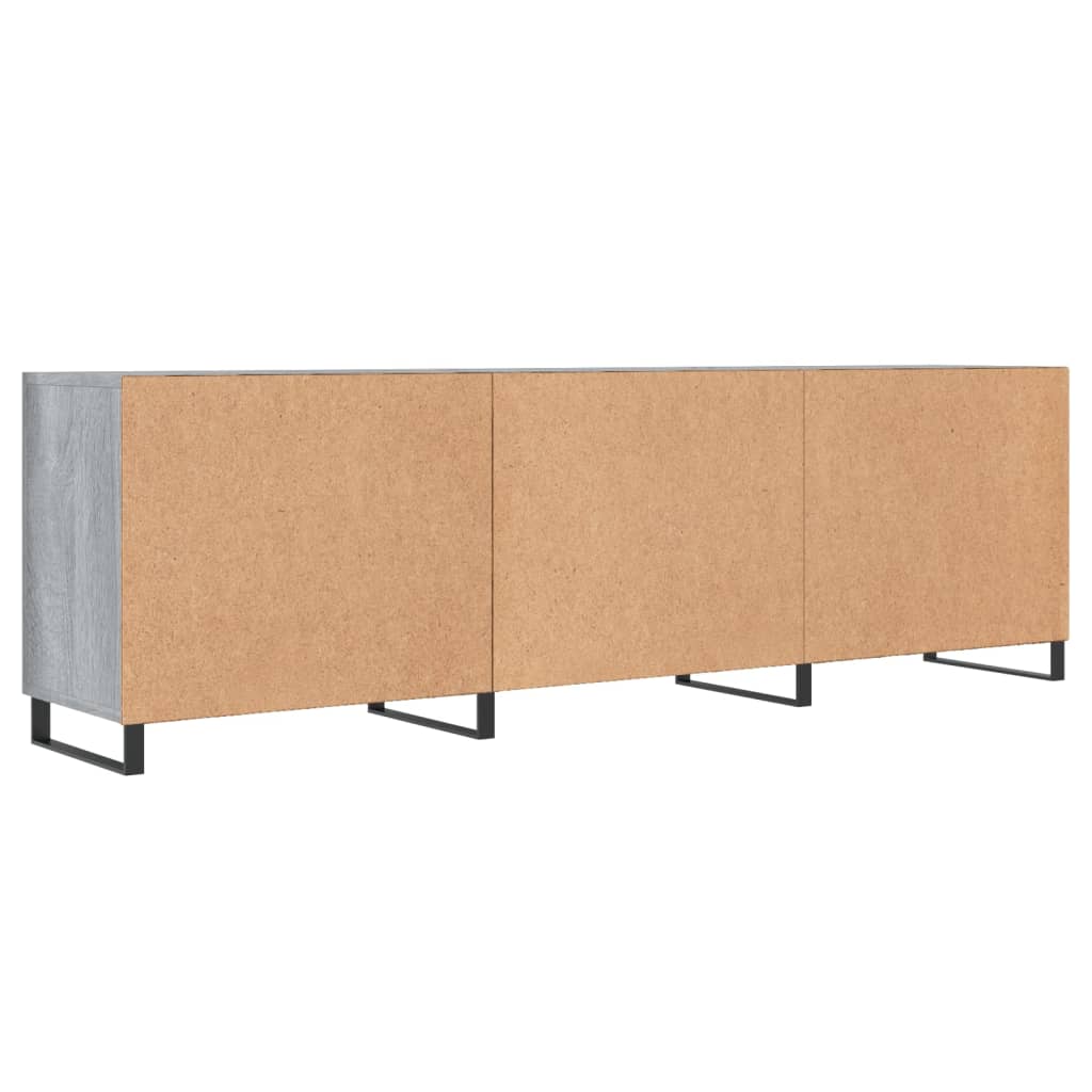Έπιπλο Τηλεόρασης Γκρι Sonoma 150x30x50 εκ. από Επεξεργ. Ξύλο
