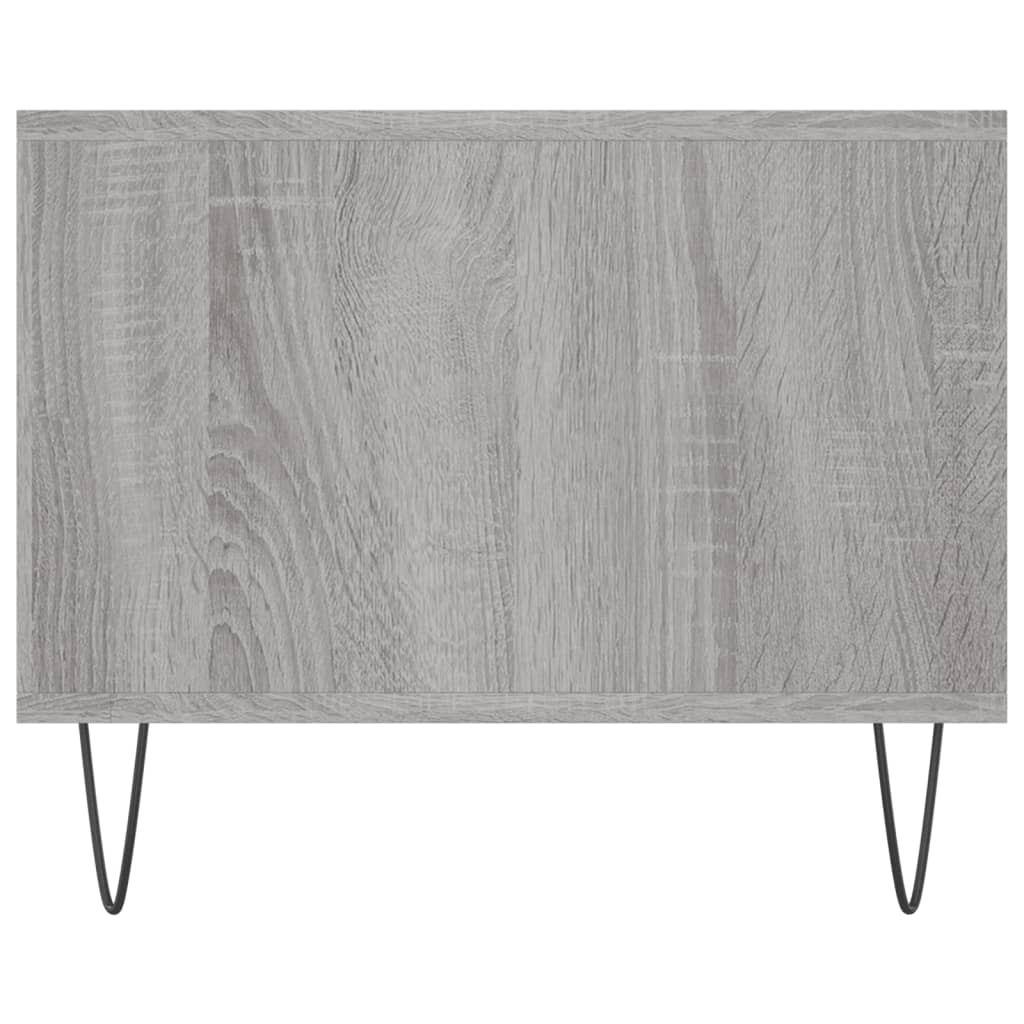 Τραπεζάκι Σαλονιού Γκρι Sonoma 102x50x40 εκ. Επεξεργασμένο Ξύλο