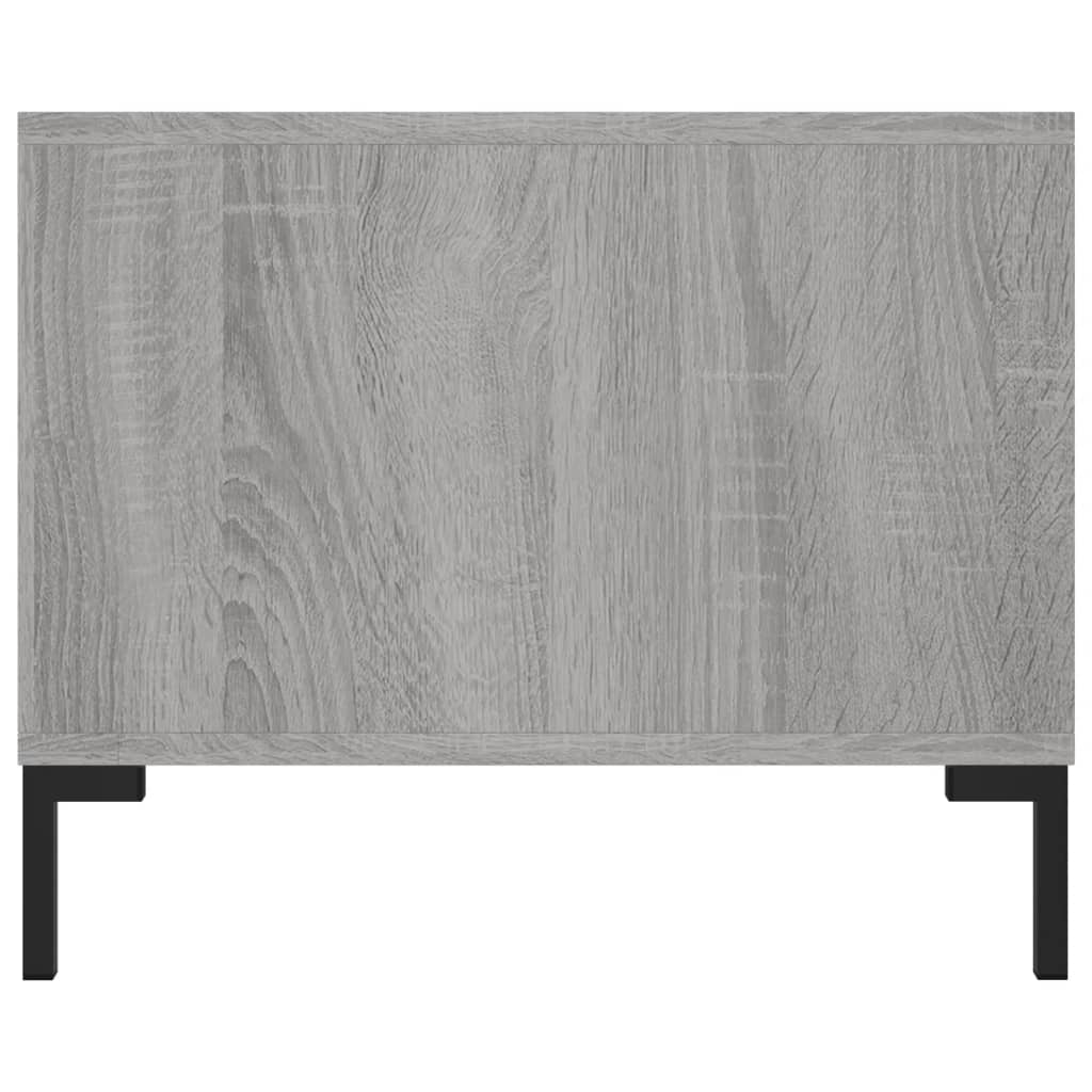 Τραπεζάκι Σαλονιού Γκρι Sonoma 102x50x40 εκ. Επεξεργασμένο Ξύλο - Pakobazaar