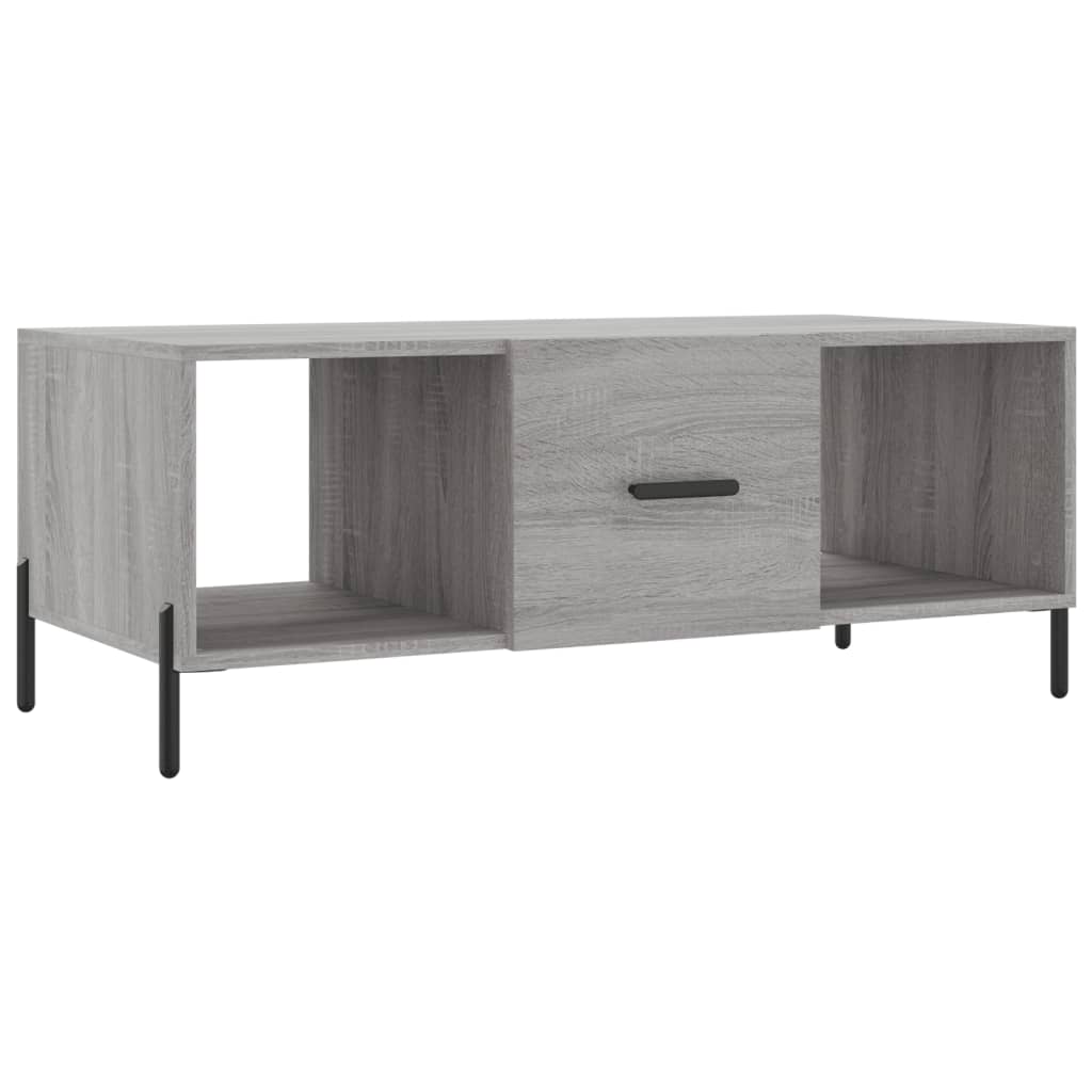 Τραπεζάκι Σαλονιού Γκρι Sonoma 102x50x40 εκ. Επεξεργασμένο Ξύλο