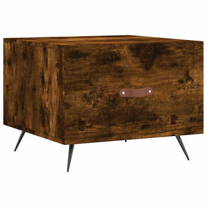 Τραπεζάκια Σαλονιού 2 τεμ Καπνιστή Oak 50x50x40 εκ Επεξ. Ξύλο
