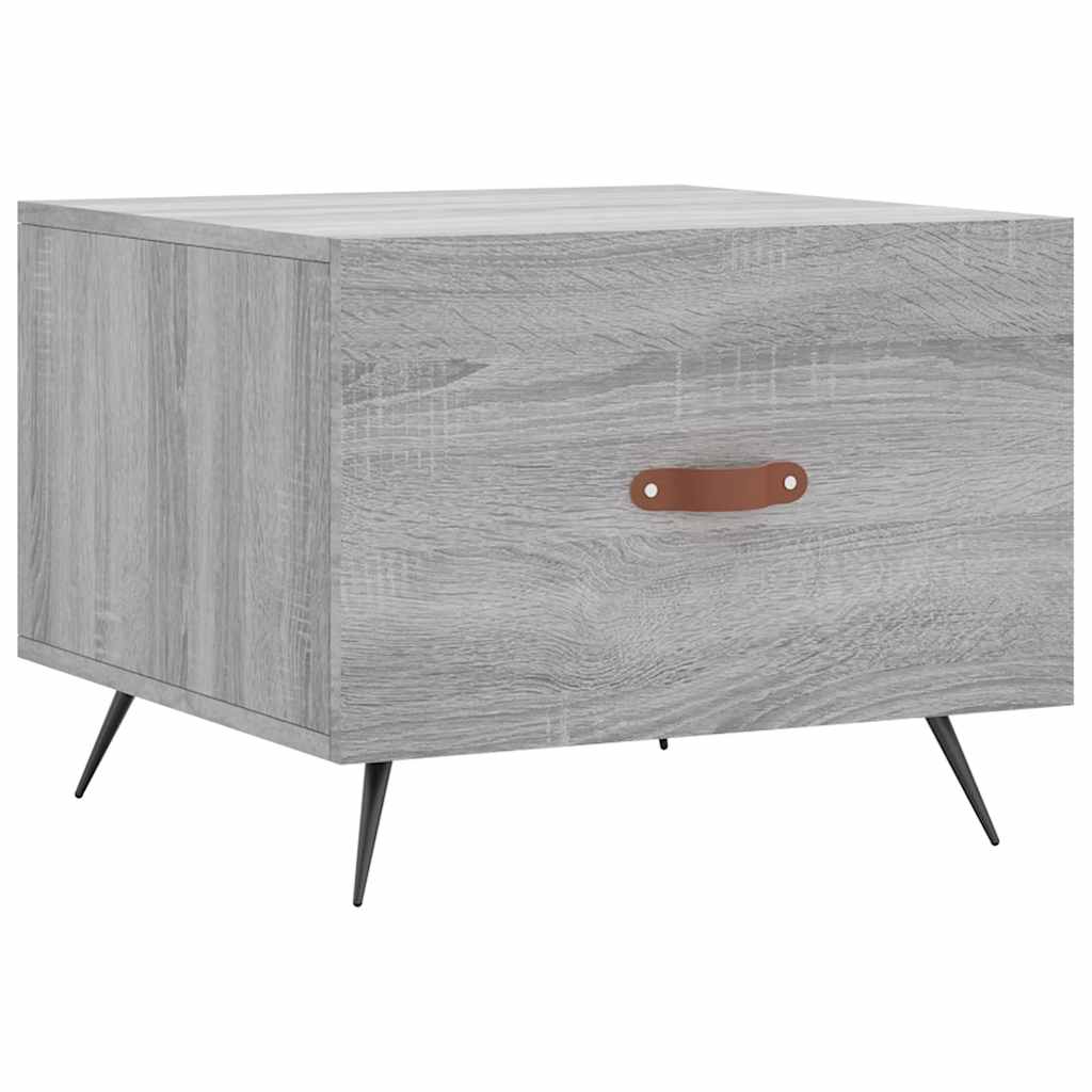Τραπεζάκι Σαλονιού Γκρι Sonoma 50x50x40 εκ. Επεξεργασμένο Ξύλο