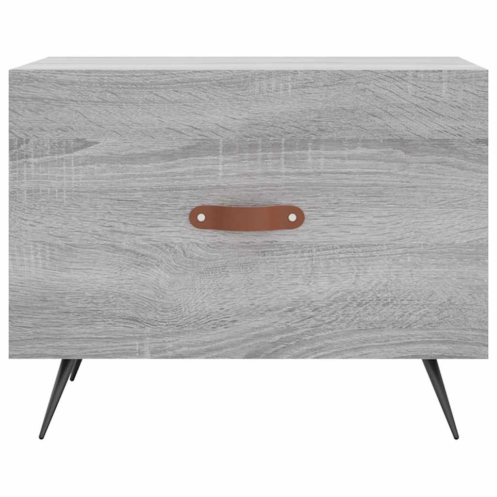 Τραπεζάκι Σαλονιού Γκρι Sonoma 50x50x40 εκ. Επεξεργασμένο Ξύλο