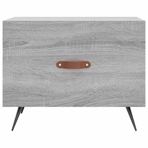 Τραπεζάκι Σαλονιού Γκρι Sonoma 50x50x40 εκ. Επεξεργασμένο Ξύλο