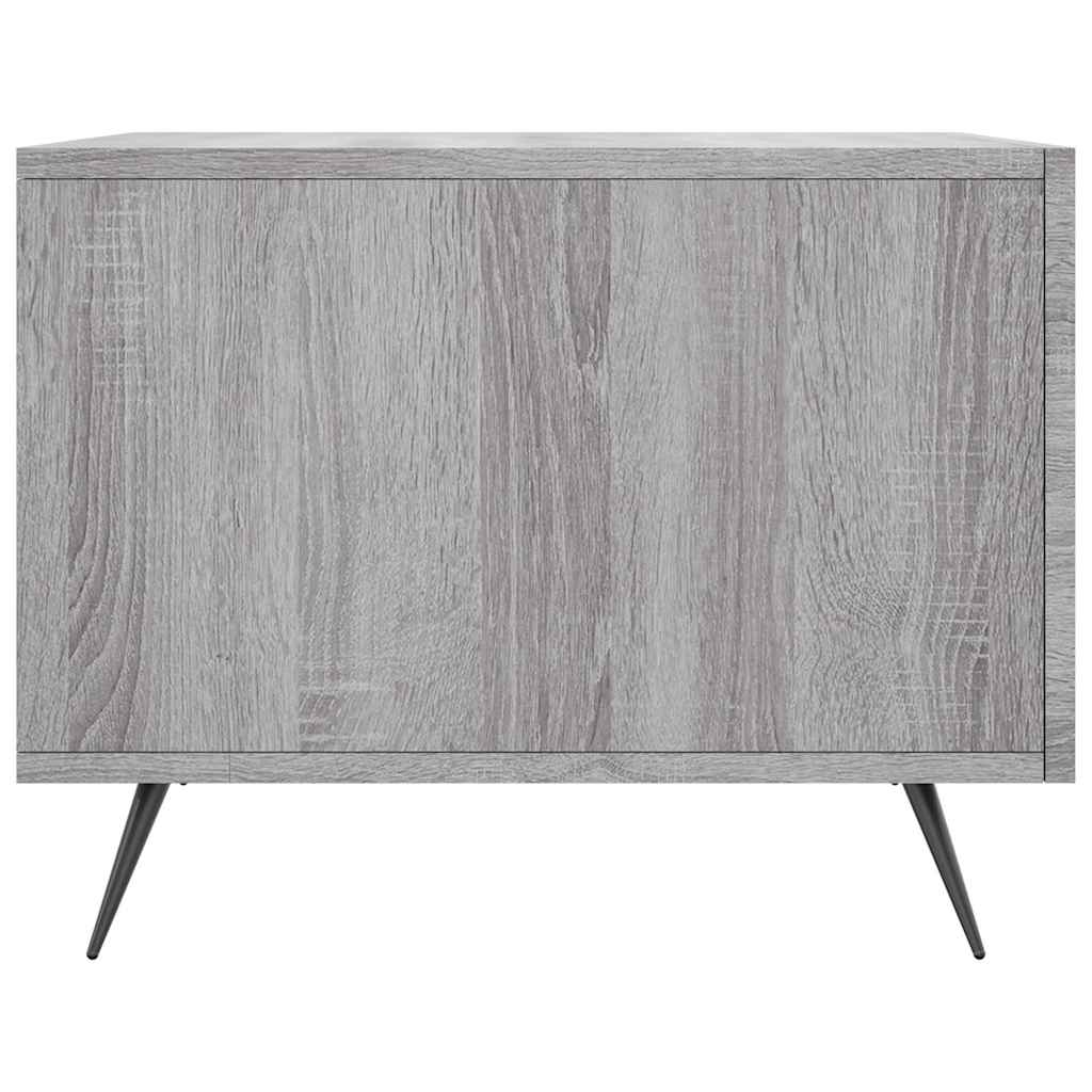 Τραπεζάκι Σαλονιού Γκρι Sonoma 50x50x40 εκ. Επεξεργασμένο Ξύλο