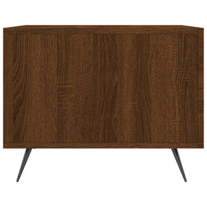 Τραπεζάκια Σαλονιού 2 τεμ Brown Oak 50x50x40 εκ Επεξ. Ξύλο