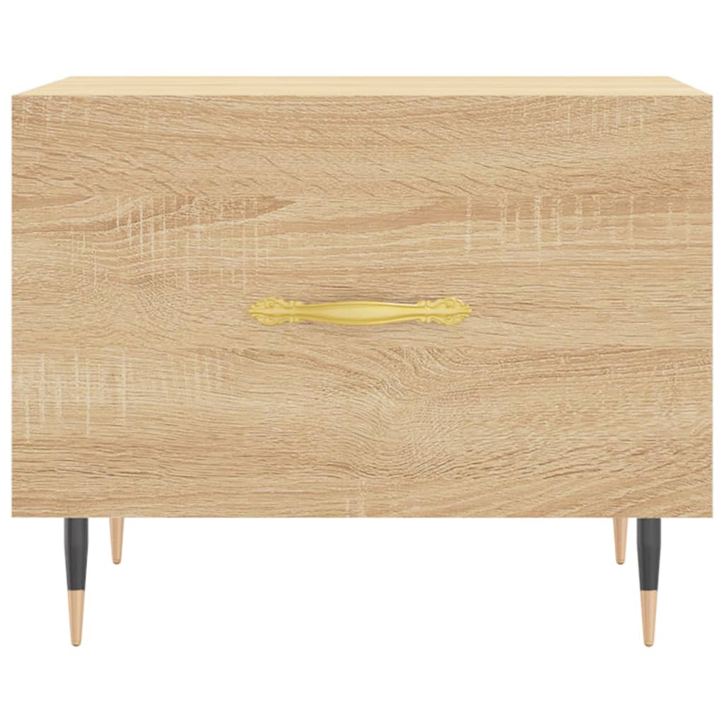 Τραπεζάκι Σαλονιού Sonoma Δρυς 50x50x40 εκ. Επεξεργασμένο Ξύλο