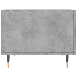 Τραπεζάκι Σαλονιού Γκρι Σκυροδ. 50 x 50 x 40 εκ. Επεξεργ. Ξύλο