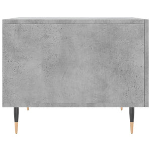 Τραπεζάκια Σαλονιού 2 τεμ. Γκρι Σκυροδ. 50x50x40 εκ. Επεξ. Ξύλο