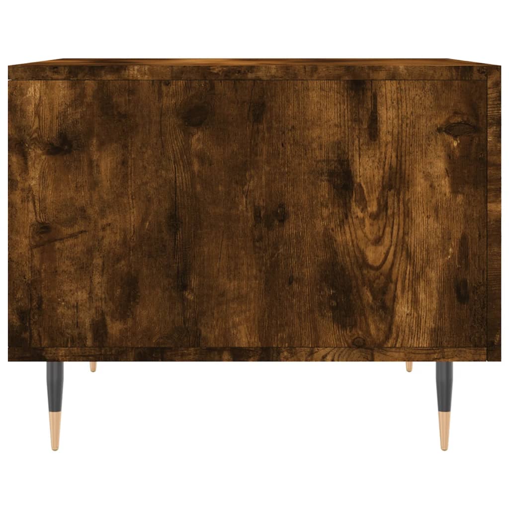Τραπεζάκια Σαλονιού 2 τεμ Καπνιστή Oak 50x50x40 εκ Επεξ. Ξύλο
