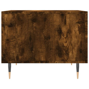 Τραπεζάκια Σαλονιού 2 τεμ Καπνιστή Oak 50x50x40 εκ Επεξ. Ξύλο