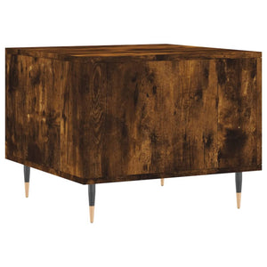 Τραπεζάκια Σαλονιού 2 τεμ Καπνιστή Oak 50x50x40 εκ Επεξ. Ξύλο