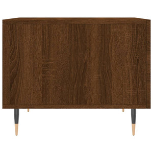 Τραπεζάκια Σαλονιού 2 τεμ Brown Oak 50x50x40 εκ Επεξ. Ξύλο
