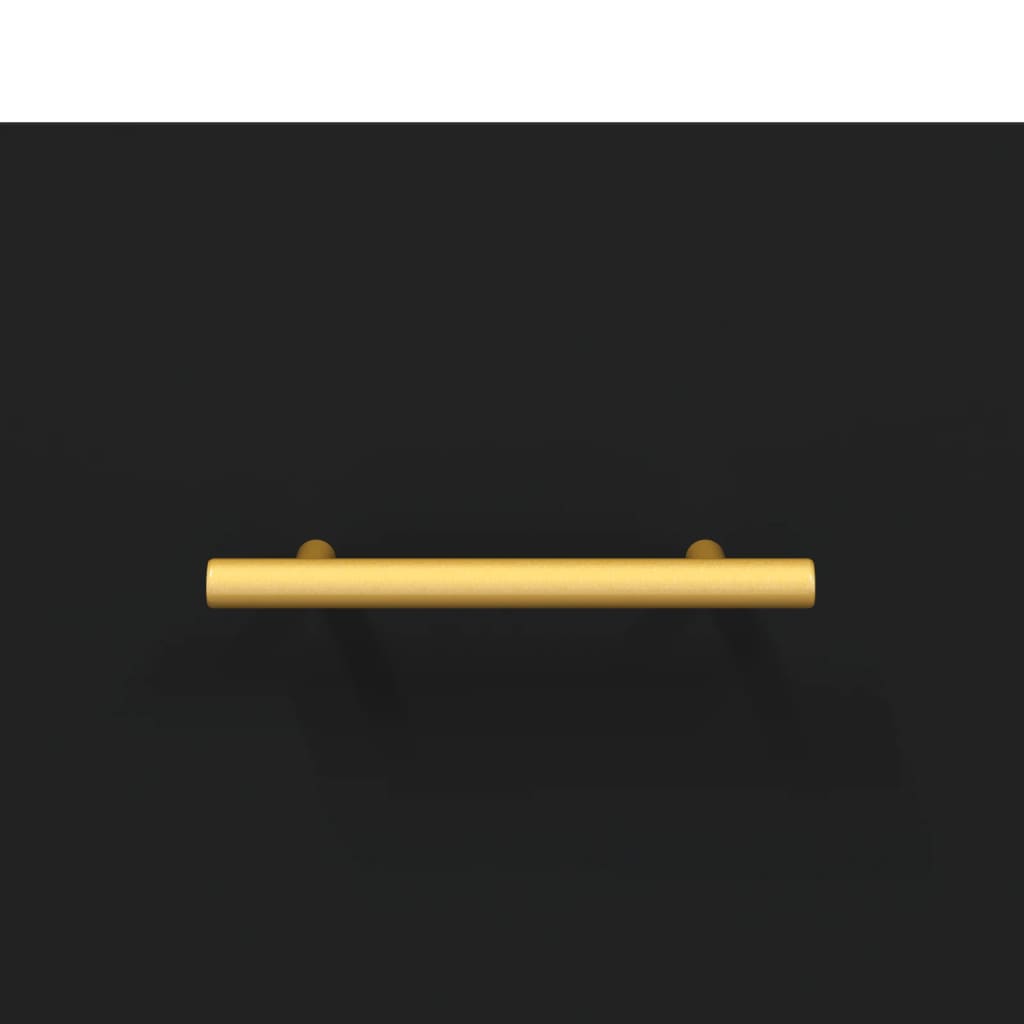 Τραπεζάκι Σαλονιού Μαύρο 50x50x40 εκ. από Επεξεργασμένο Ξύλο