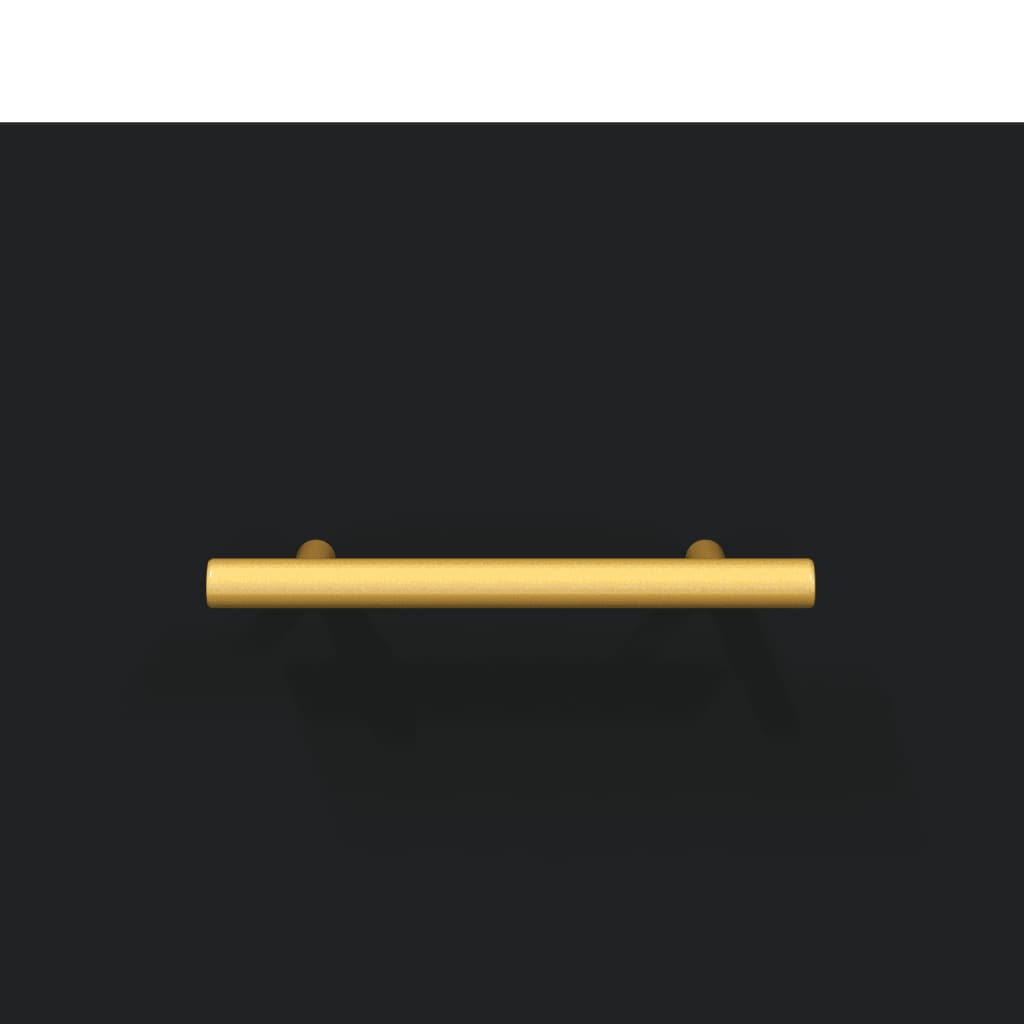 Τραπεζάκια Σαλονιού 2 τεμ. Μαύρα 50x50x40 εκ. Επεξεργ. Ξύλο