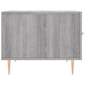 Τραπεζάκι Σαλονιού Γκρι Sonoma 50x50x40 εκ. Επεξεργασμένο Ξύλο