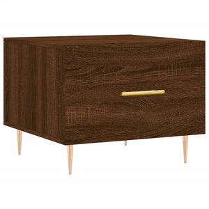 Τραπεζάκια Σαλονιού 2 τεμ Brown Oak 50x50x40 εκ Επεξ. Ξύλο
