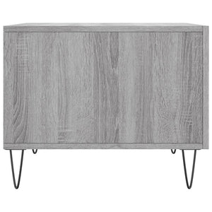 Τραπεζάκι Σαλονιού Γκρι Sonoma 50x50x40 εκ. Επεξεργασμένο Ξύλο