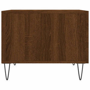 Τραπεζάκια Σαλονιού 2 τεμ Brown Oak 50x50x40 εκ Επεξ. Ξύλο